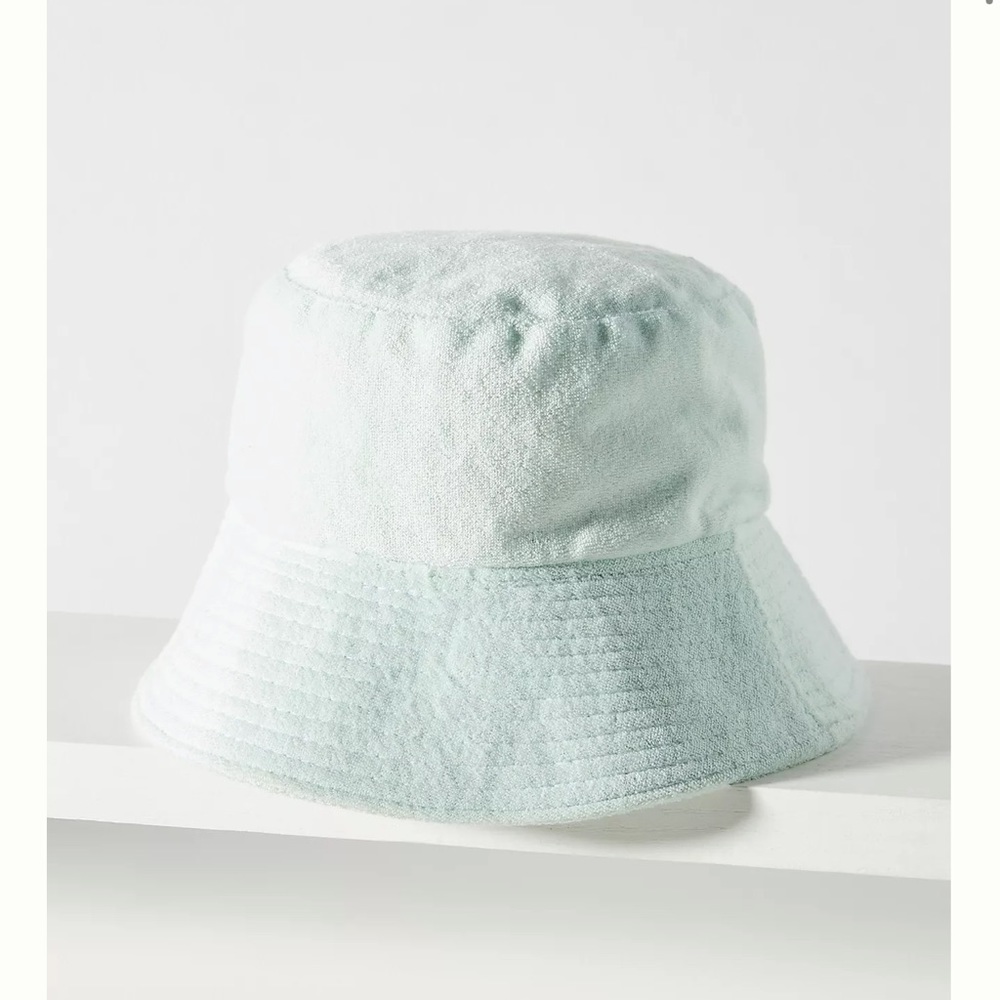 Anthropologie Terrycloth Bucket Hat